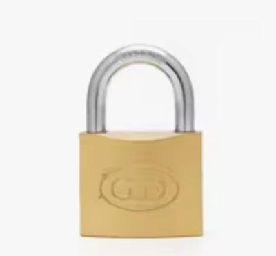 China Small Brass Copper Coating Iron 38mm Padlock Heavy Duty for sale