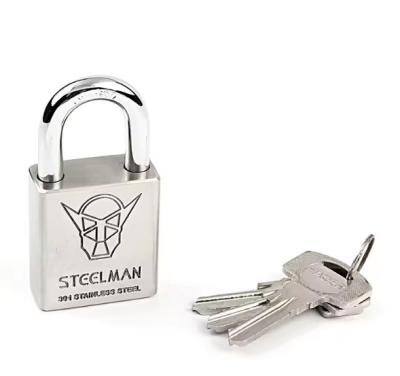 China Short Shackle Stainless Padlock Keyed Alike For Cabinet Anti Acid 6 pack for sale