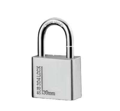 China 60MM 30MM 304 Stainless Steel Padlock Keyed Alike Rust Proof 100 Pack for sale