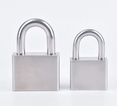 China Stainless Steel 40mm Keyed Alike Padlocks Long Shackle OEM for sale