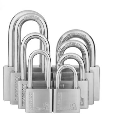 China Customized 304 Stainless Steel Padlock Keyed Alike High Precision 40mm 48 Pack for sale