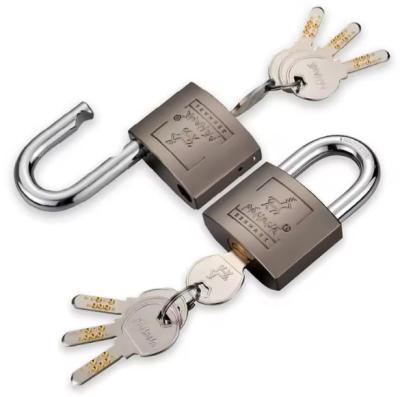 China Waterproof 63mm Outdoor Copper Padlock Keyed Alike Silver Gray for sale