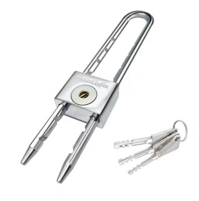 China Weatherproof Interlock Long Shackle Padlock For Motorcycle for sale