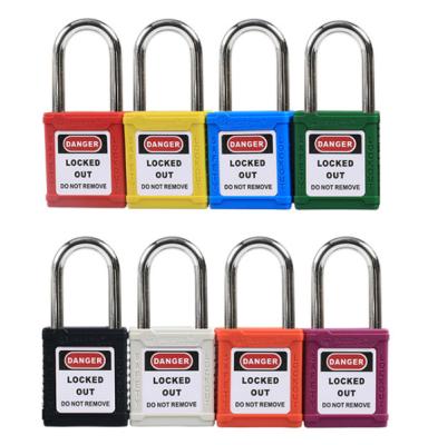 China Vergrendeling Tagout Veiligheid Industrieel hangslot Geel Blauw Groen Rood Te koop