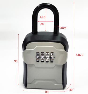 China Antitheft Digital Passcode Key Box Storage Customized for sale