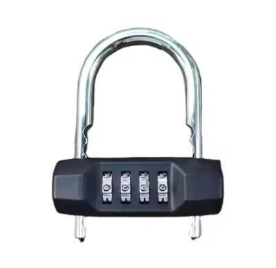 China Lightweight U Shaped Bicycle Lock Metal Pull Out Password OEM for sale