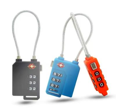 China Password Combo TSA Luggage Lock For Backpack Zipper High Security for sale