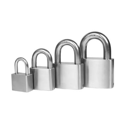 China Silver Security Stainless Lock Mini Padlocks Keyed Alike 25mm for sale