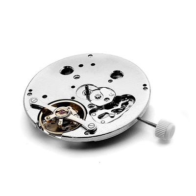 China Silver brass mechanical watch movement for sale