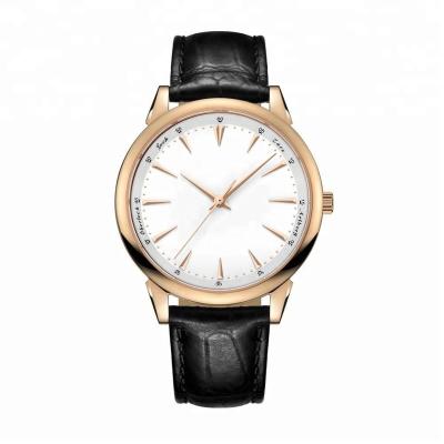 China Minimalist Automatic Alarm Watch Stainless Steel Gold Watch OEM Watch Wholesale for sale