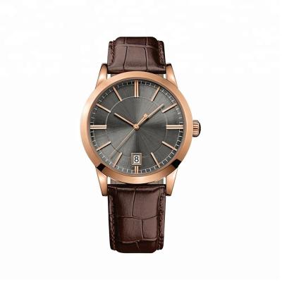 China Automatic Date Wristwatches Manufacturer Wholesale Rose Gold Plated Automatic Date Wrist Men Wristwatches for sale