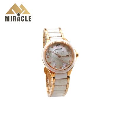 China Best Price Water Resistant Japan Movt Elegant Lady Sapphire Watch Ceramic Women's Watches For Small Wrists for sale