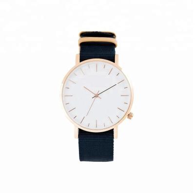 China Simple Alarm Design Automatic Watch Strap Waterproof Custom Nylon Watch For Sale for sale