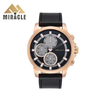 China Chronograph high quality rose quartz mens 20 rohs quartz atm water resistant depth meter chronograph custom made wristwatches for sale