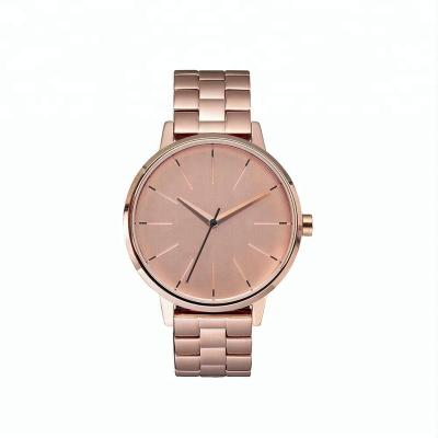 China High Quality Automatic Alarm Stainless Steel 5atm Water Resistant Back Watch for sale