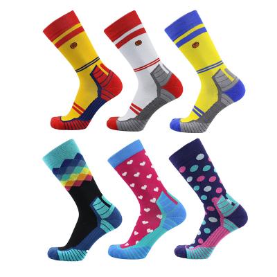 China Wholesale Antibacterial Fuzzy Happy Funny Compression Socks YUELI Custom Sports Socks Men Men for sale