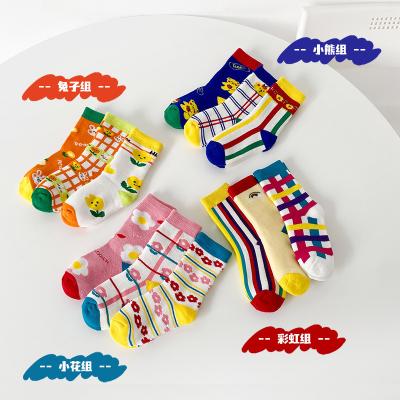 China YUELI QUICK DRY Wholesales Warm Breathable Thick Terry Crew Fashion Kids Socks for sale