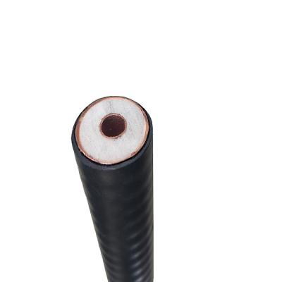 China Terrestrial Microwave Antenna Loss 7/8 Flexible Low Loss 7/8 Annular Corrugated With PE/LSZH Black Jacket Coaxial Cable For Mobile Network And Telecom for sale