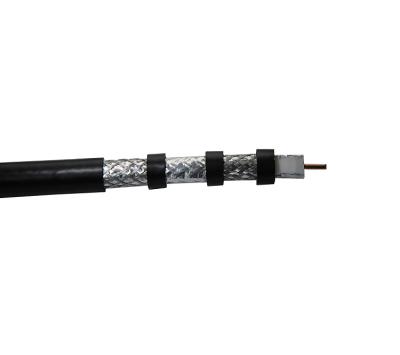 China A.W.G. CCS, 60% AL BRAIDED 75 Ohm RG11/U Telecom Direct Burial BLACK COAXIAL 3.0GHz 14 Coaxial Cable for Underground and Direct Burial Use for sale