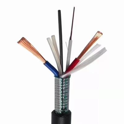 China SM low voltage cable plant cable outer sheath PE or LSZH fiber optic outer loose tube composite or hybrid cables for sale