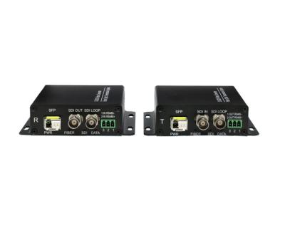 China Reliable Home Theater High Performance HD-SDI / 3G-SDI Video to Fiber Converter Supports SMPTE 424M SMPTE 292M SMPTE 259M or DVB-ASI Compliant for sale