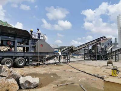 China Under Technical Guidance Limestone/Granite/Riverstone/Basalt Mobile Portable Crusher for sale