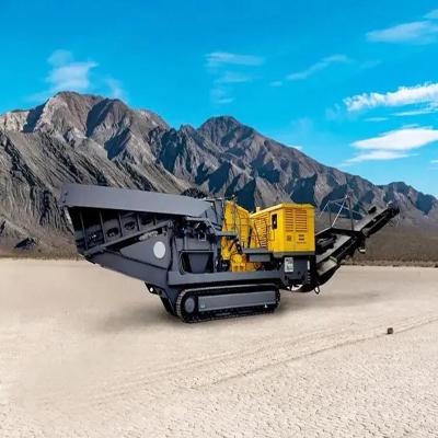 China Mobile Tracked Concrete Impact Crusher Stone Crusher Line in with 70-297kw Motor Power for sale