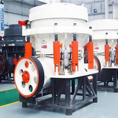 China Máquina de producción de trituradora de cono hidráulica para minas de mineral de roca con potencia de motor de 160-400kw en venta