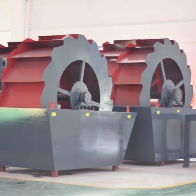 China 20-60t/h Water Consumption Wheel Sand Washer for in Various Industries for sale