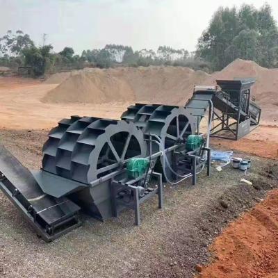 China Wheel Sand Washer with Rotation Speed 5-21r/Min Motor Type AC Motor for sale