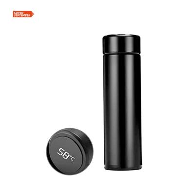 China Sustainable Hot Sale 500ML Stainless Steel Black Smart Vacuum Flask Eco - Friendly for sale