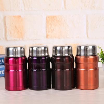 China 500ml sustainable stored hot stainless steel kitchen food storage flasks for sale