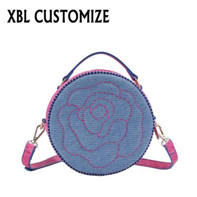 China CUSTOM MADE Fashion XBL New Fashion Women Handbags Shoulder Bag Small Cross - Body Bags Ladies Girls Flower Printed for sale