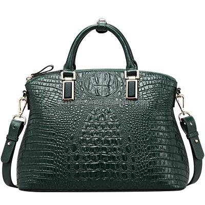 China Hot Selling Women Crocodile Bag 100% Genuine Leather Tote Women Bag Large Brand Genuine Leather Handbag Bags Luxury for sale