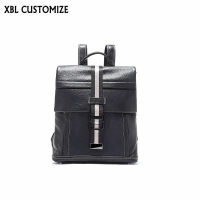 China 2019 real leather anti-theft men backpack xbl backpack laptop satchel good quality custom-tasche for sale