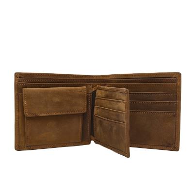 China RFID XBL CUSTOMIZED Wallet Wholesaler Market Mens Business Wallet Coffee Brown Luxury Cowhide Leather for sale