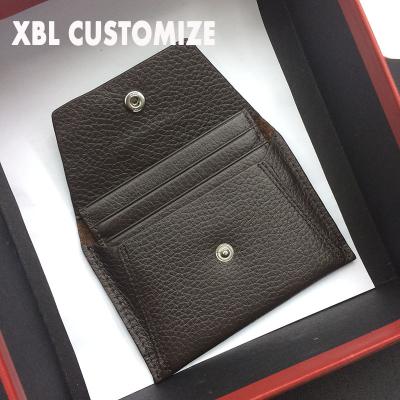 China High quality XBL CUSTOMIZED men\`s wallet button crediet fashion key wallet custom logo china supplier for sale