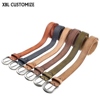 China Special fashionable multi-colors emboss cow to men's belts skin printed men's belt in stock for sale