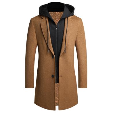 China High Quality Woolen Fit JACKETOWN Winter Woolen Jacket Comfortable Men's Casual Ditch Coat for sale