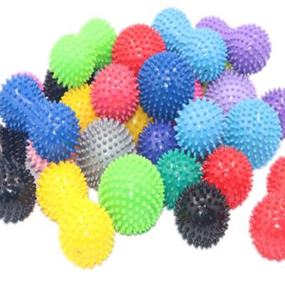 China Eco-friendly China factory wholesale back hand massage balls spiky sensory balls yoga accessories for sale