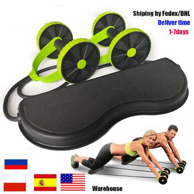 China USA/EU warehouse ab wheel ROLLER health abdominal muscle wheel durable free shipping waist abdomen exercise for sale