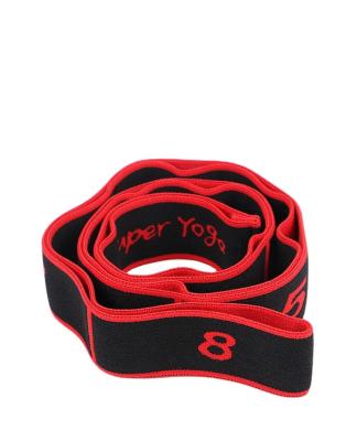 China Durable 8 Loop Multi-Loop Yoga Yoga Stretcher And Durable Carrying Straps Cotton Training Straps Cotton Training Strap Black OPP Bag Yoga Exercise Durable for sale