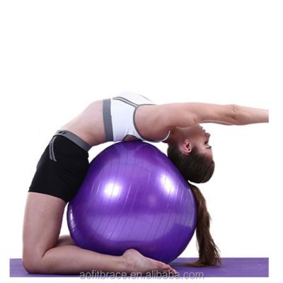 China Yoga Exercises/Sports At Home Extra Thick Custom Logo Exercise Fitness Balls Yoga Ball Gym Yoga Ball 45-95cm With Compressor for sale