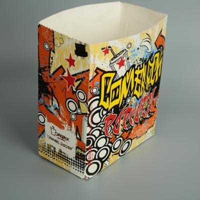 China Disposable Paper French Fries Boxes , Potato Chips Package Box for sale