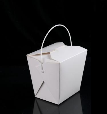 China Eco-Friendly Disposable Noodle Square Takeout Box Fast Food Packaging for sale