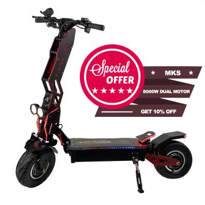 China New Arrivals Maike MKS 8000w Mobilty Electric Scooter Unisex Adult Scooter 60V 20AH Dual Motor for sale