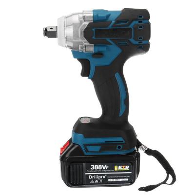 China Industry Power Screwdriver Torque Li Ion Battery Charging Cordless Impact Brushless Wrench 1800MA*10 for sale