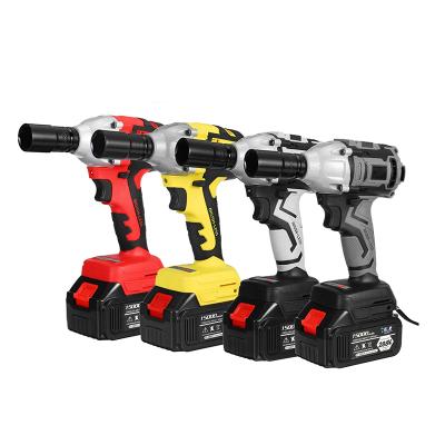 China Brushless Cordless High Torque 520n.m 10*1500MAH Impact Wrench for sale