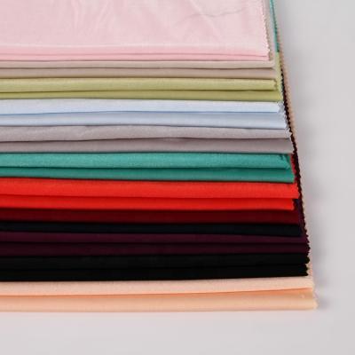 China china antistatic 50D FDY fancy plain dyed summer clothing spandex fabric poly knitting china for sale