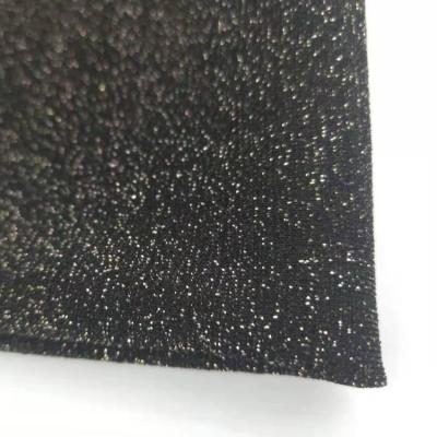 China QUICK DRY Knitted Plain Dyed Metallic Lurex Polyester Italian Fabric For Dress for sale